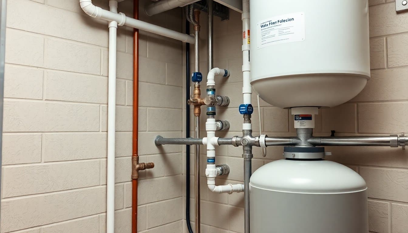 Adoucisseur d'eau installé dans une maison en Haute-Savoie