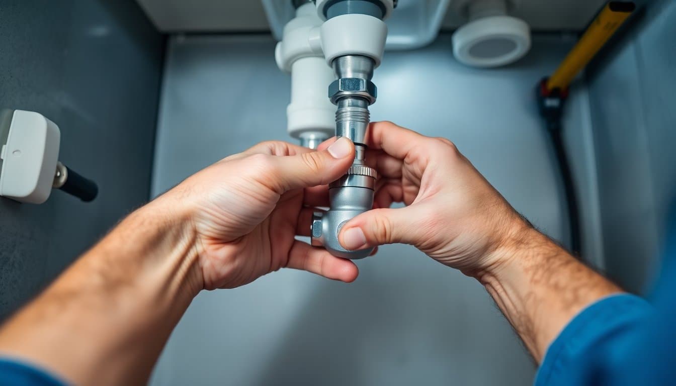 Remplacement d'un joint de plomberie sur un robinet